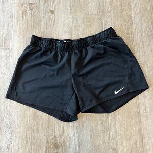 Womens Nike Black Workout Athletic Shorts - XL
